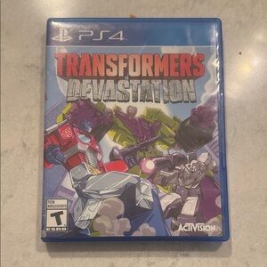 Rare Video Game Transformers Devastation for PlayStation 4- CIB